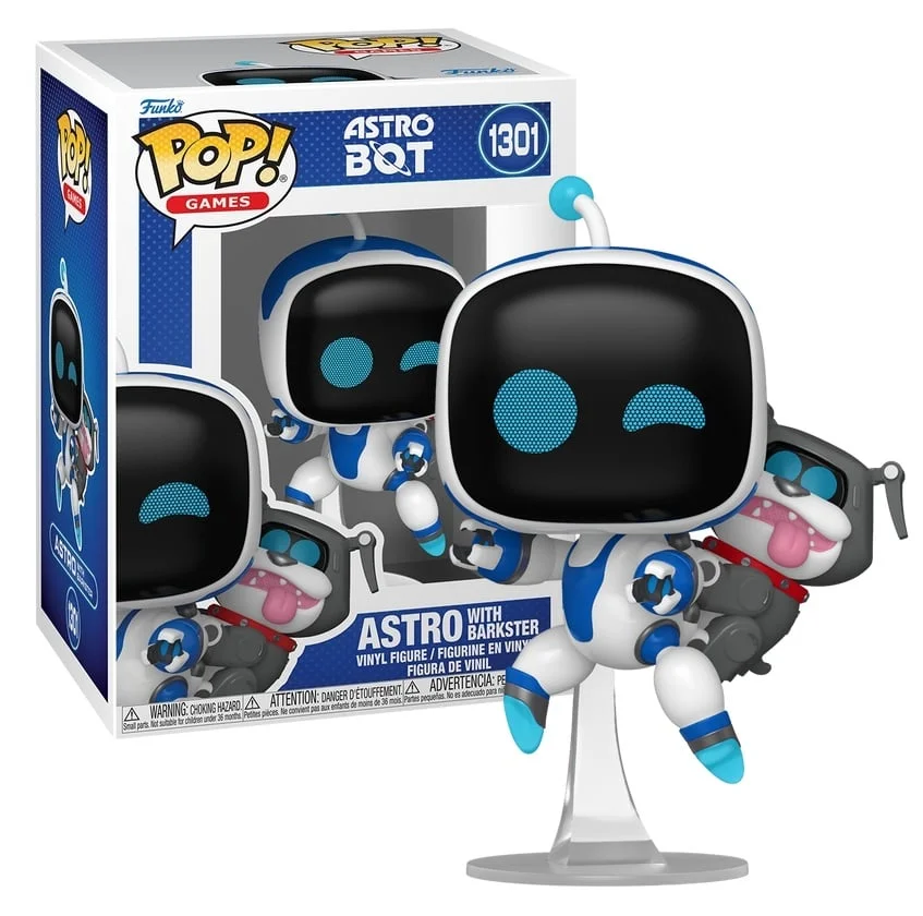 Astro Bot POP! Games Vinyl Figure Astro with Barkster 9 cm